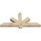 Ekena Millwork Kennewick Rough Sawn Timber Gable Bracket, Douglas Fir, 48"W x 22"H x 4"D x 4"F, 11/12 Pitch GBW048X22X0404KEN00RDF - alternate 4